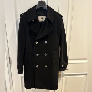 Burberry Wool Coat Black